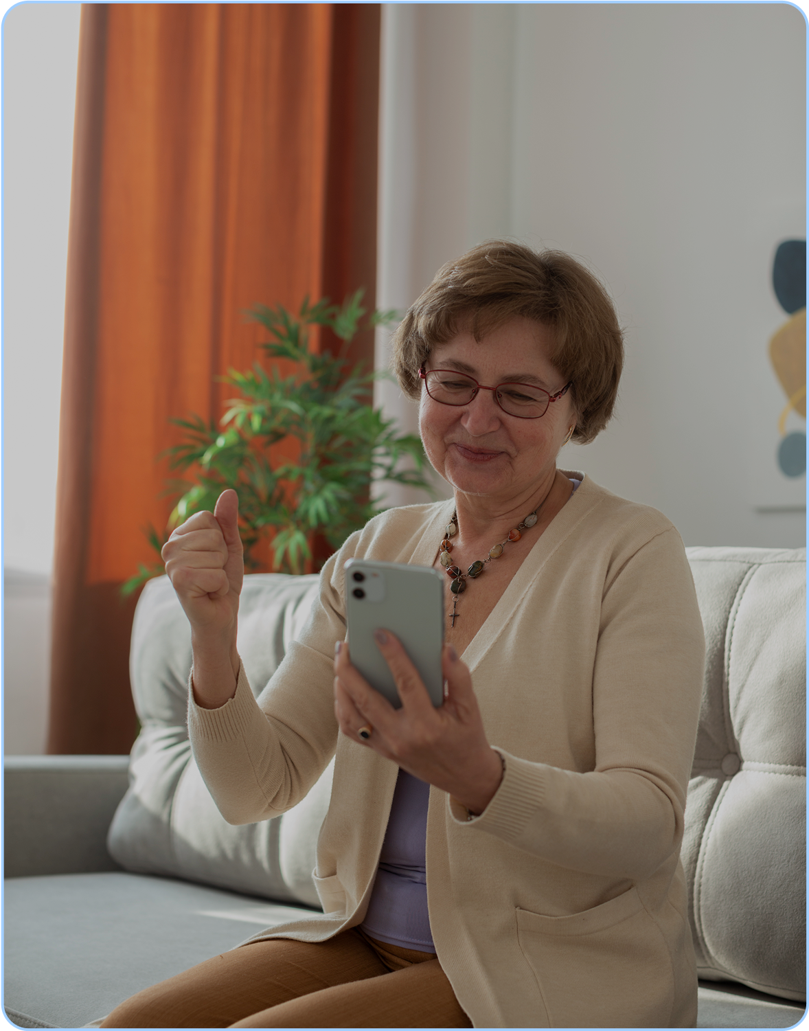 Person with phone
